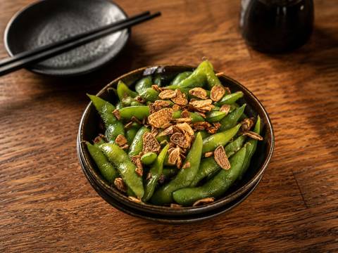Garlic Edamame
